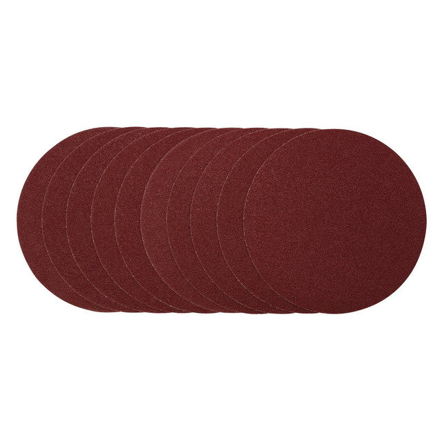Draper 230mm Sanding Discs 40 Grit Pack of 10 for Wood Metal Plastic