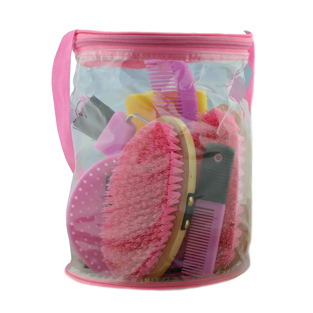 Battles Grooming Kit for Horses Complete Care Set with Brushes and Tools