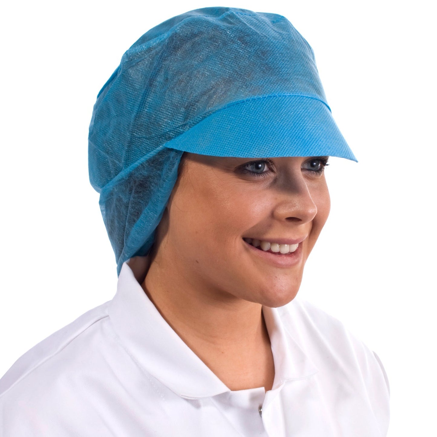 Supertouch Snood Cap Non-Woven Hair Cover 21" Diameter Food Handling 50 Pack