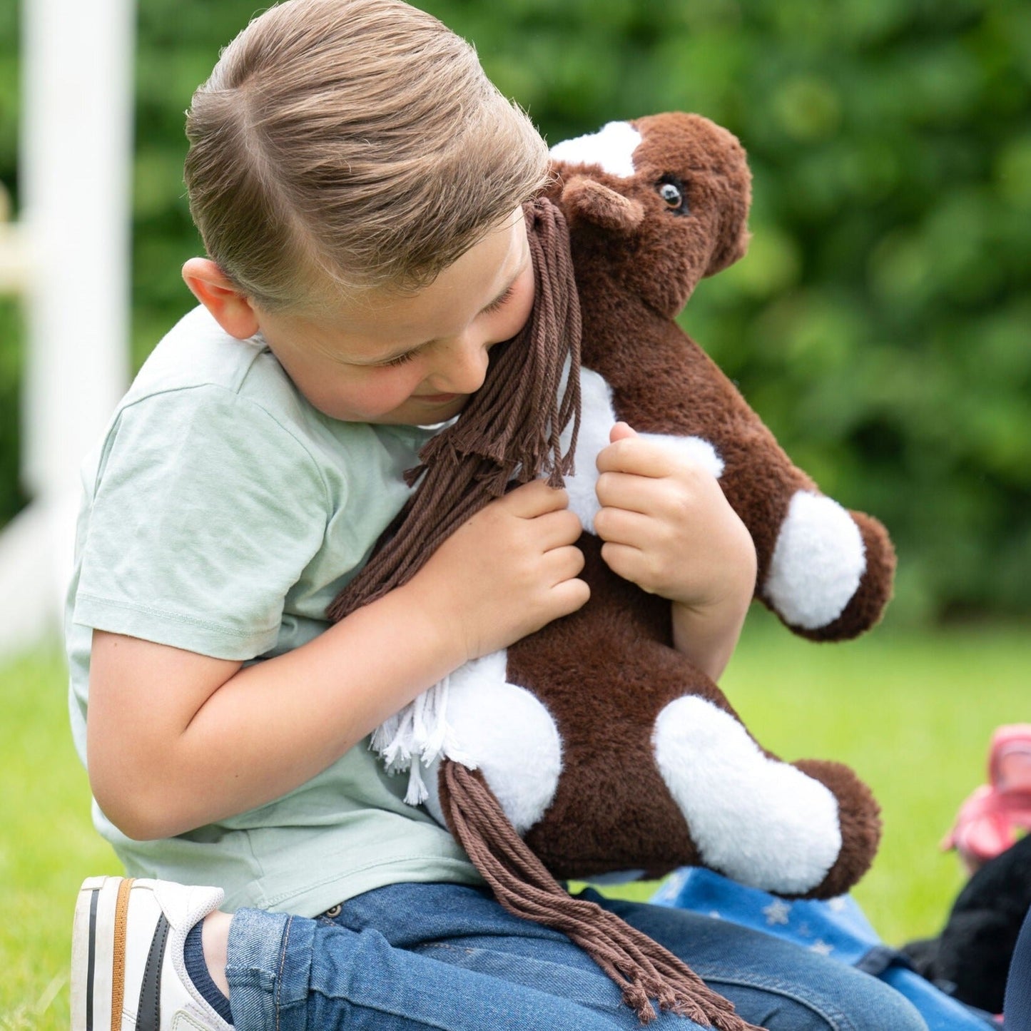 HKM Pinto -Cuddle Pony- Plush Toy For Kids Perfect Horse Lovers