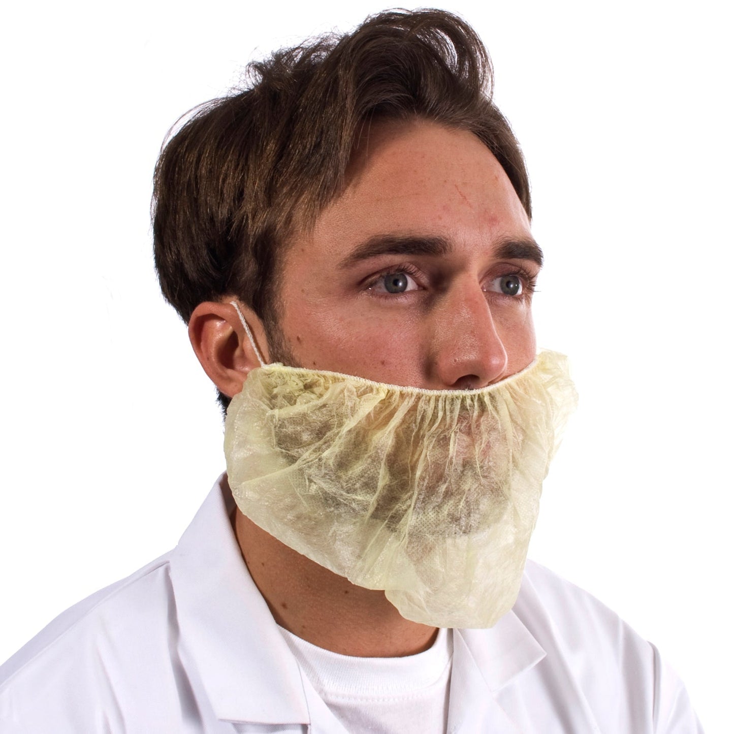 Supertouch Non-Woven Beard Mask with Elasticated Edge for Food Industry 100pcs
