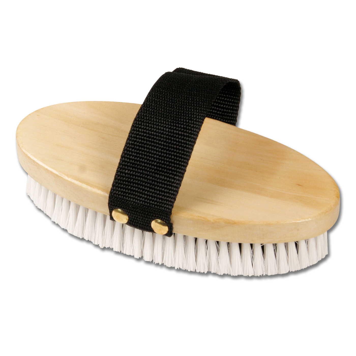 Waldhausen Horse Body Brush with Synthetic Bristles and Wood Backing