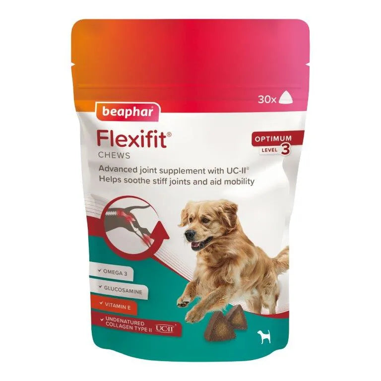 Beaphar Flexifit Dog Chew Joint Care Chews For Dogs Mobility Support Supplement