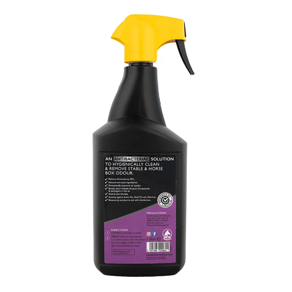 Lincoln InvisiGard Stable Deodoriser & Sanitiser Spray and Anti-Bacterial
