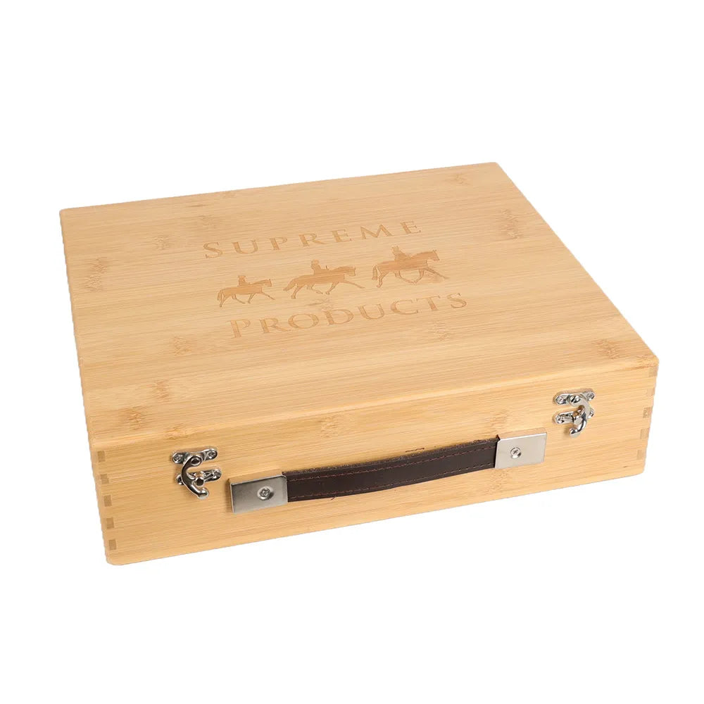 Supreme Products Gleaming Grooming Box Luxury Wooden Storage Solution