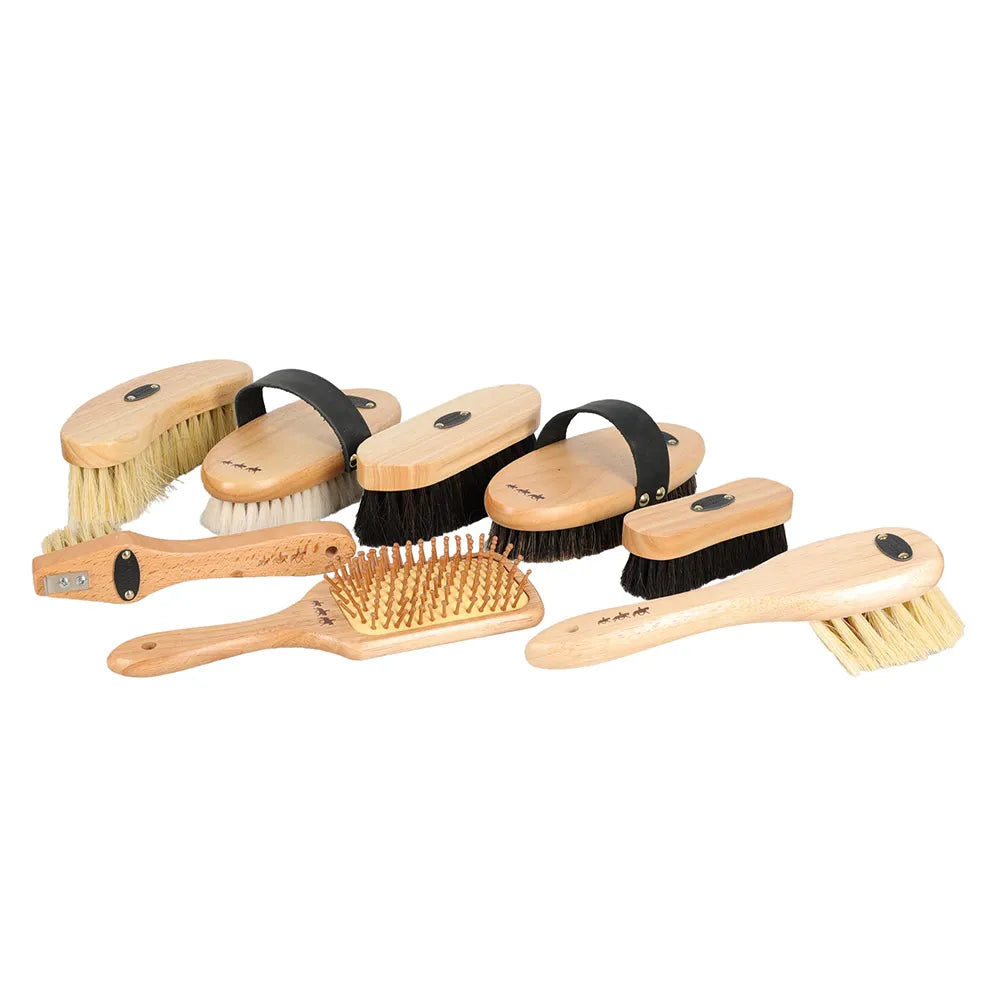 Supreme Products Gleaming Grooming Set Luxury Wooden Box and Brushes