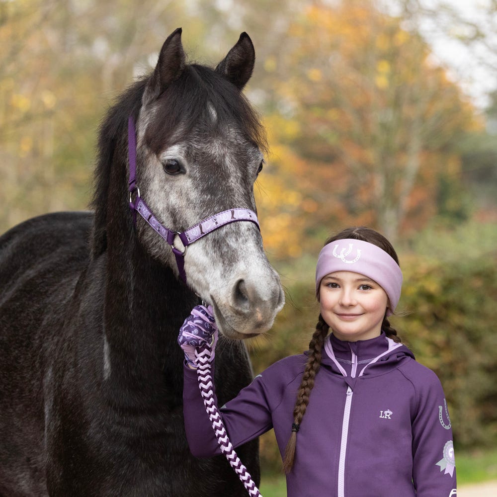 Giddy Up Gymkhana Headband by Little Rider #colour_lilac