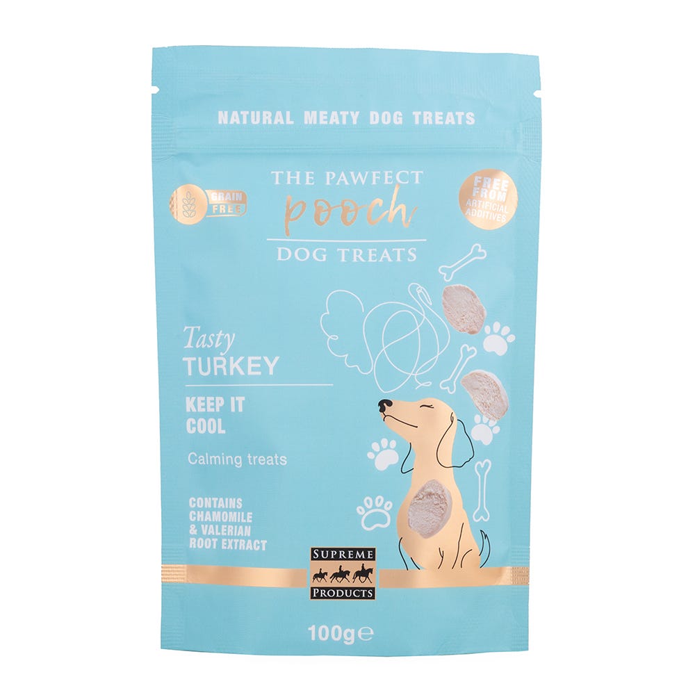 Supreme Products Pawfect Pooch Keep It Cool Calming Treats For Dogs Turkey