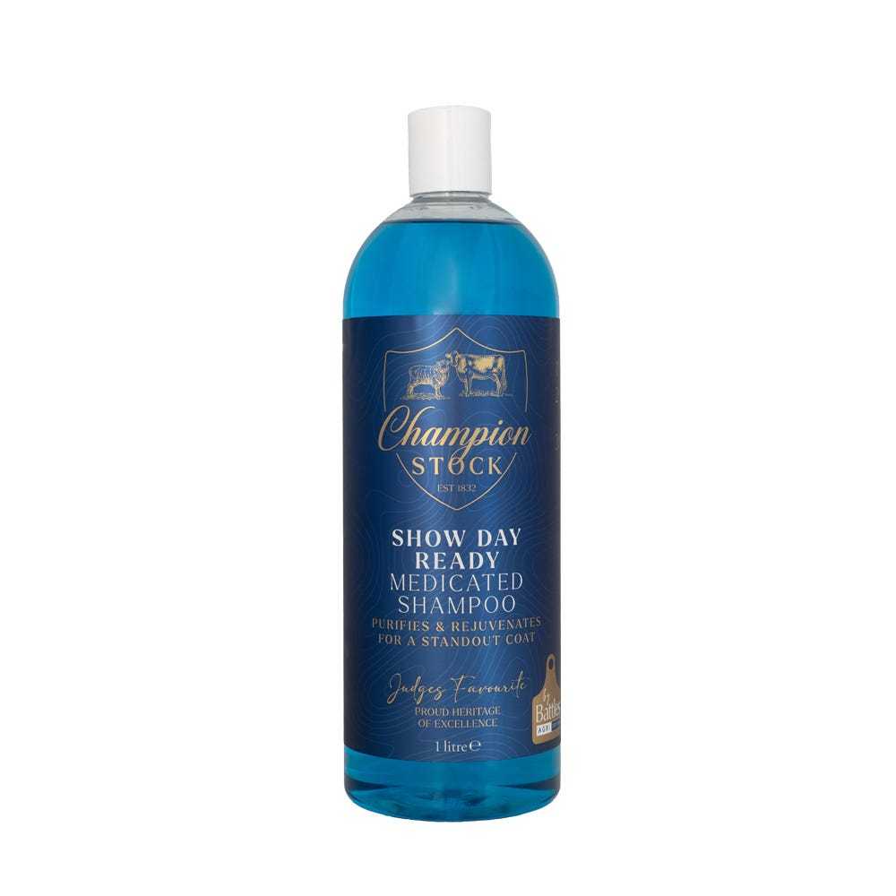 Champion Stock Grooming Show Day Ready Medicated Shampoo for Livestock