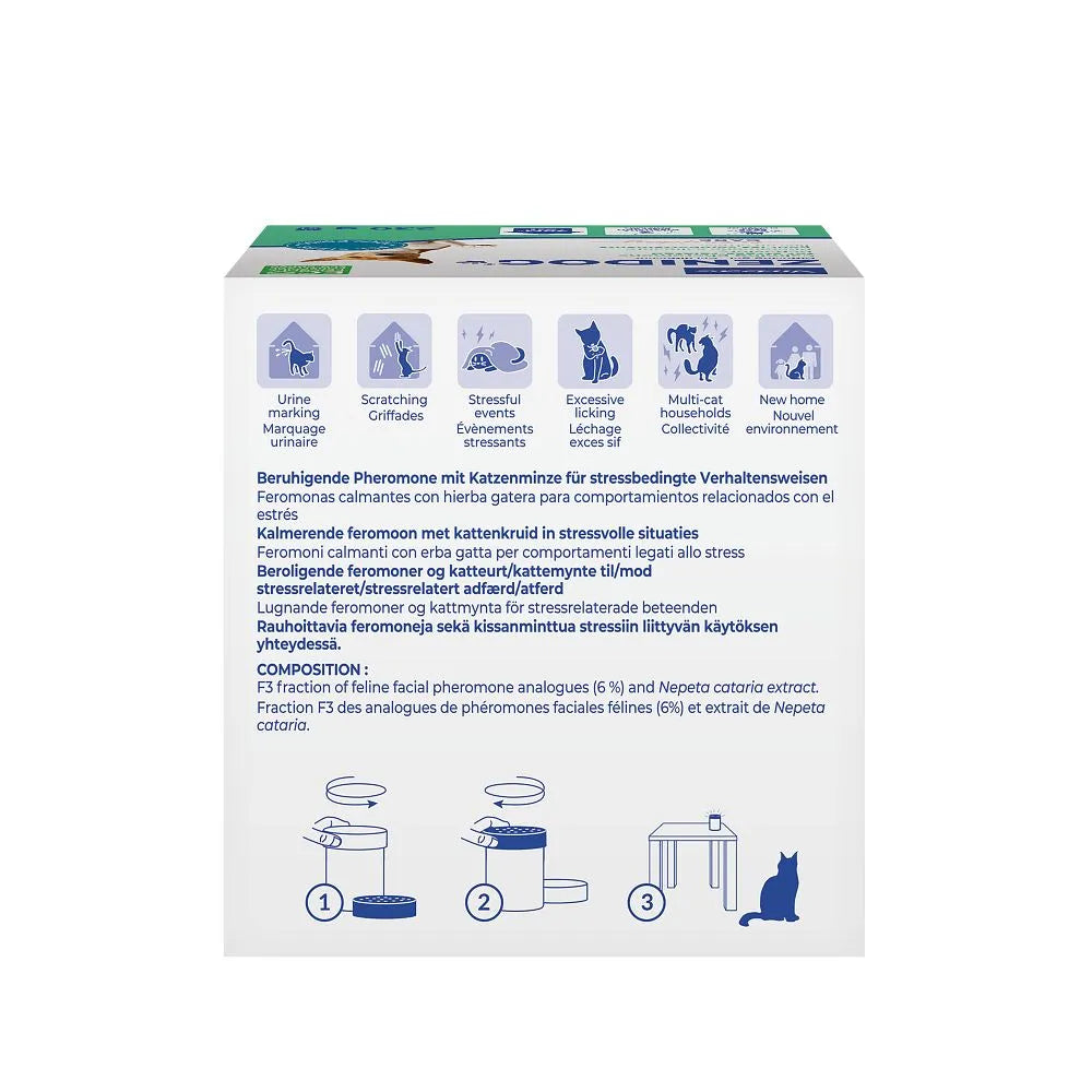 Virbac Zenifel Calming Gel Diffuser for Cats Reduces Stress Behaviours