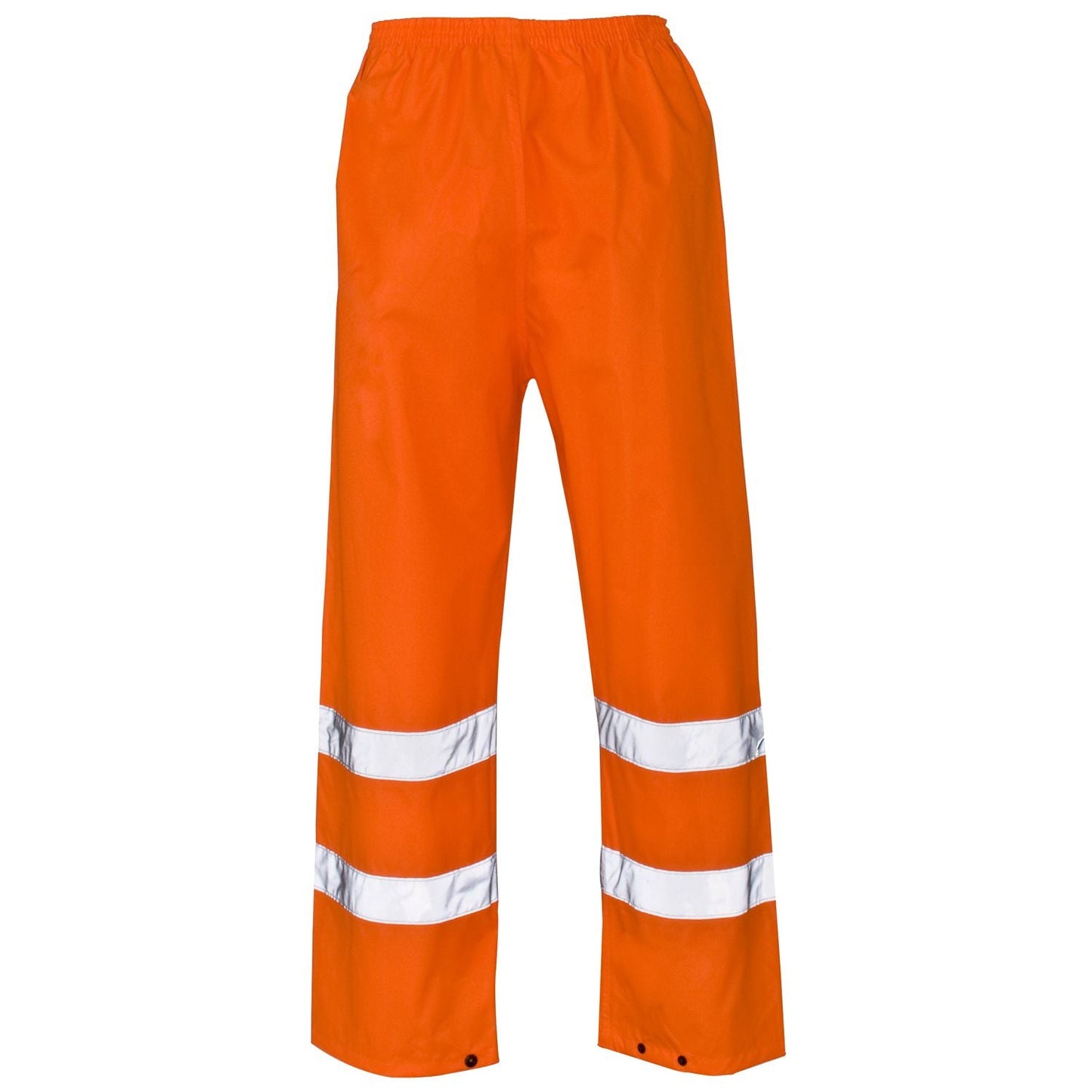 Supertouch Hi Vis Orange Overtrousers Water-Resistant Elasticated Waistband