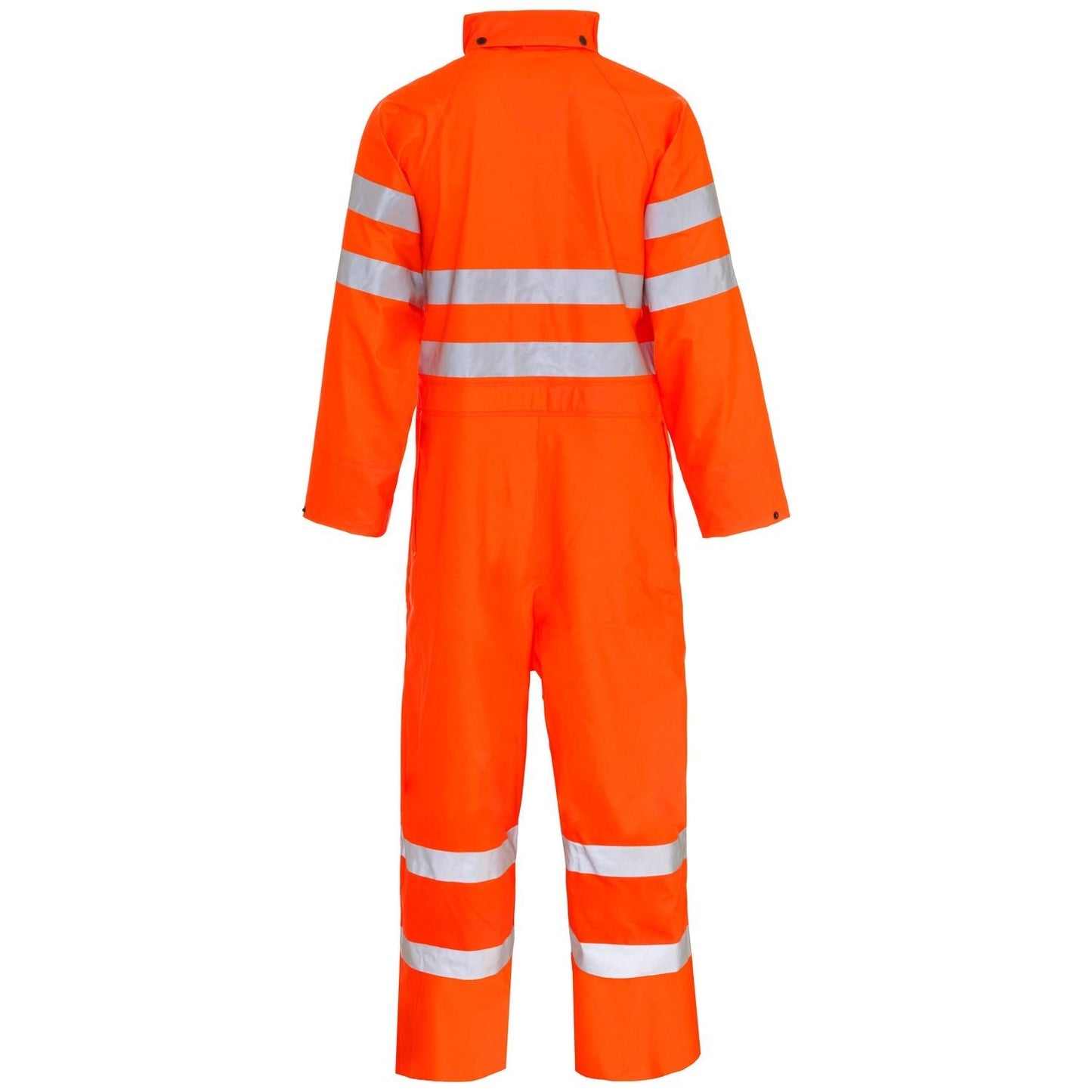 Stormflex Hi Vis Orange PU Coverall Lightweight Waterproof with Reflective Tape