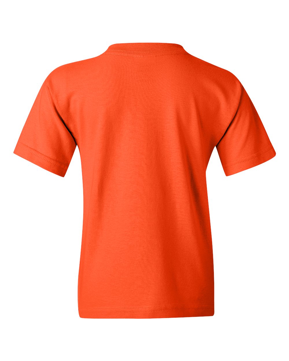 Gildan Heavy Cotton Youth T-Shirt Orange Soft Cotton Durable Kids Tee