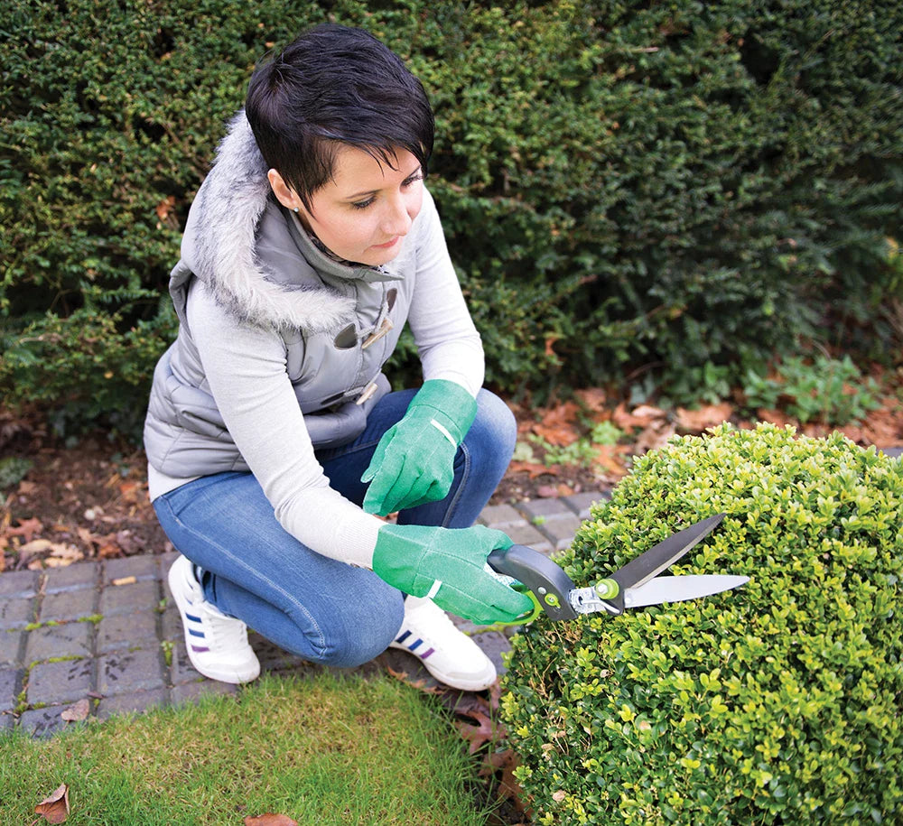 Silverline Swivel-Head Grass Shears Non-Stick Blade Double-Sided Locking