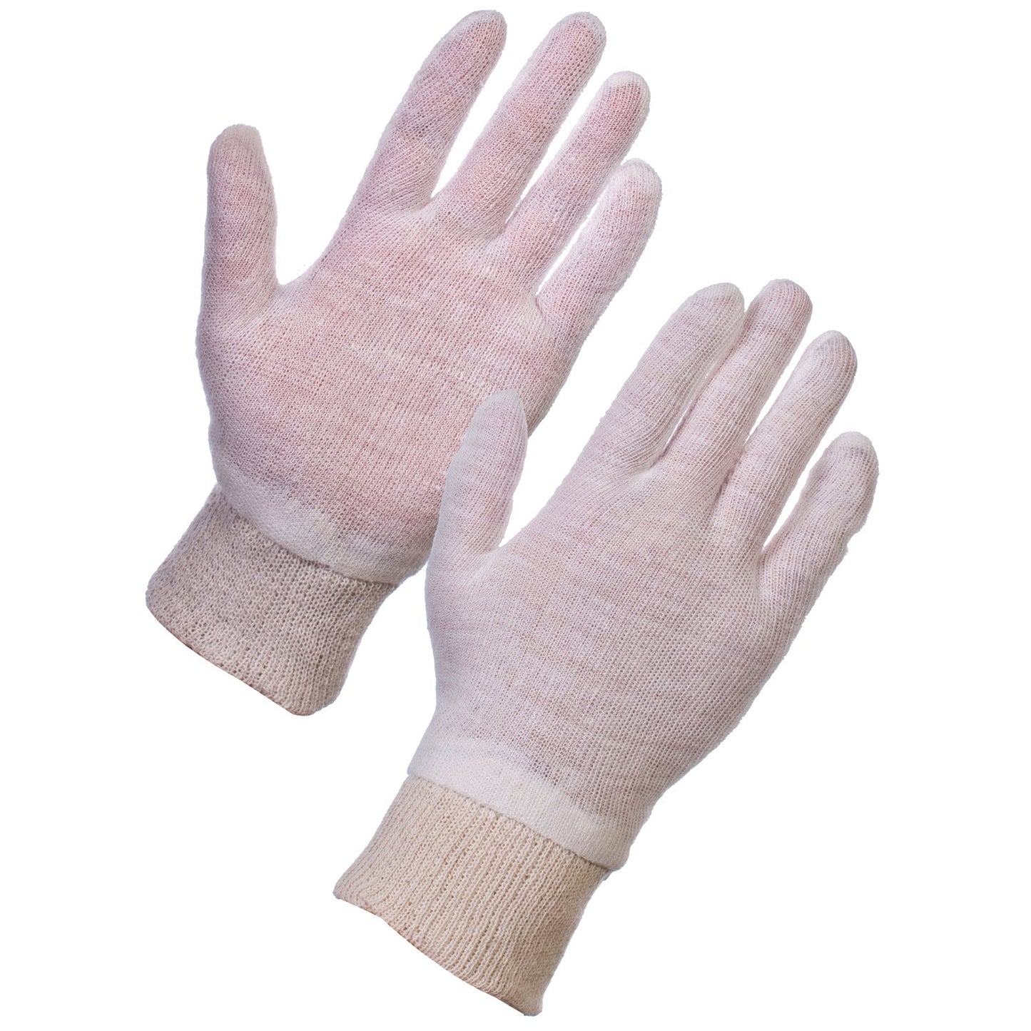 Supertouch Polycotton Stockinet Liner Gloves for Men - Breathable Comfort