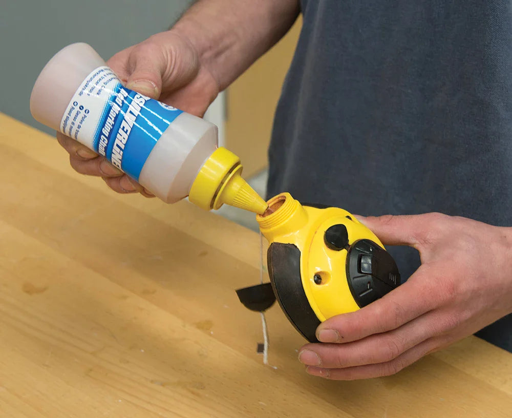 Silverline 3:1 Fast Rewind Chalk Line Set with Metal Claw and Level 3Pce
