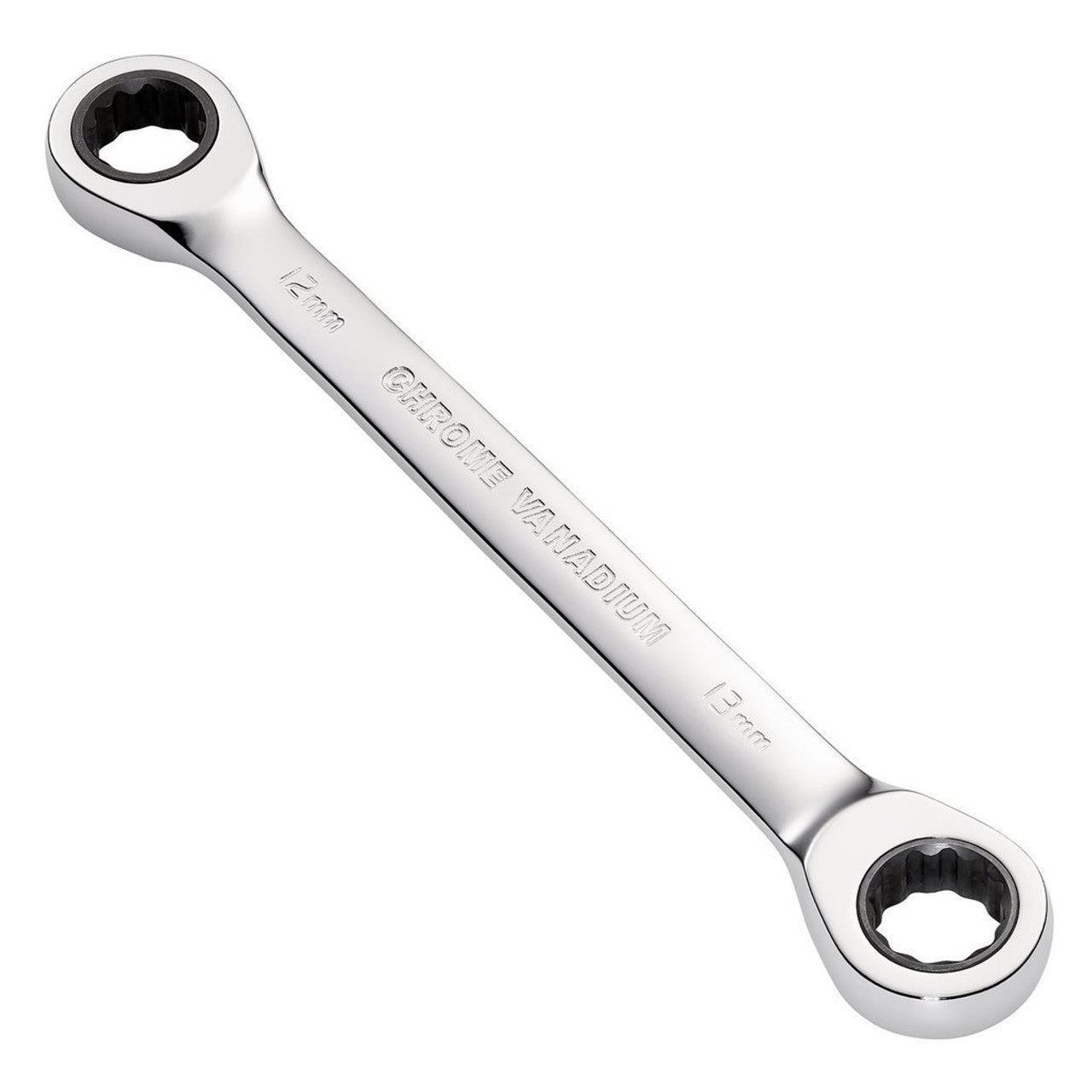 Draper HI-TORQ Metric Double Ratchet Ring Spanner 12x13mm Chrome Vanadium