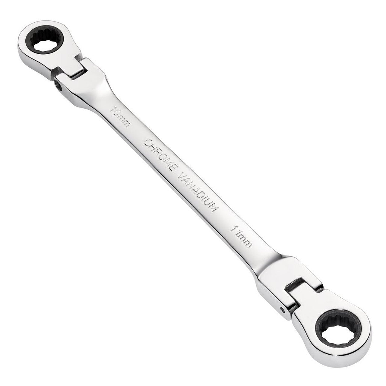 Draper HI-TORQ Metric Flexible Head Ratchet Spanner 10x11mm 90-Tooth