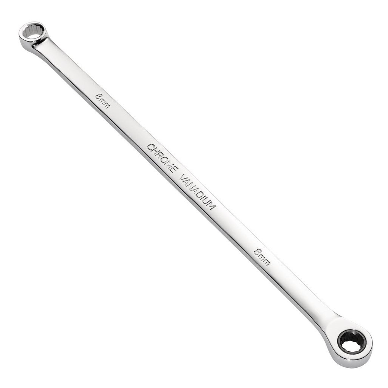 Draper HI-TORQ Metric Extra-Long Double Ring Ratchet Spanner 8mm 90-Tooth