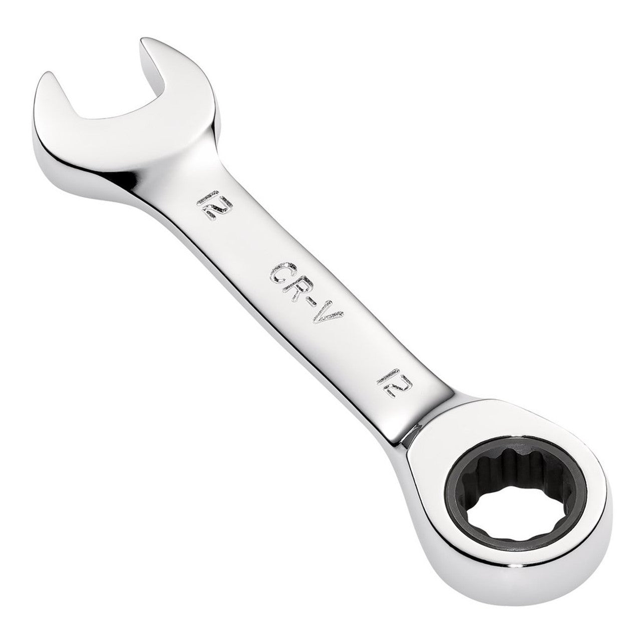 Draper HI-TORQ Metric Stubby Ratchet Combination Spanner 12mm Chrome Vanadium