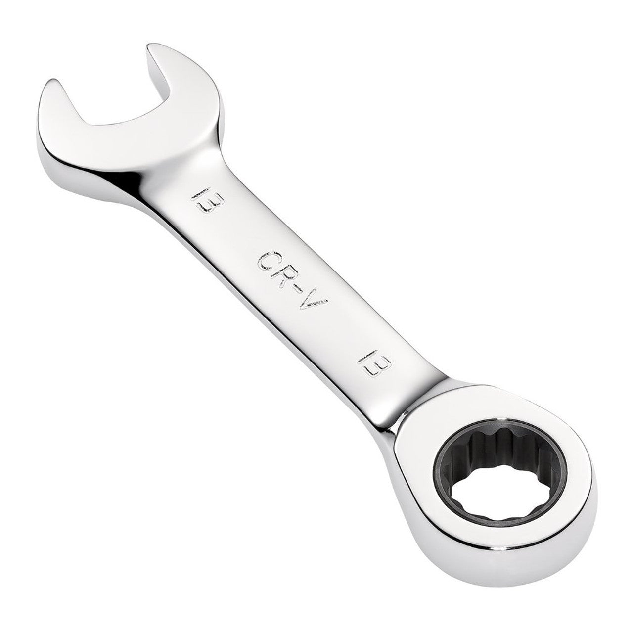 Draper HI-TORQ 13mm Stubby Ratchet Combination Spanner Chrome Vanadium Steel