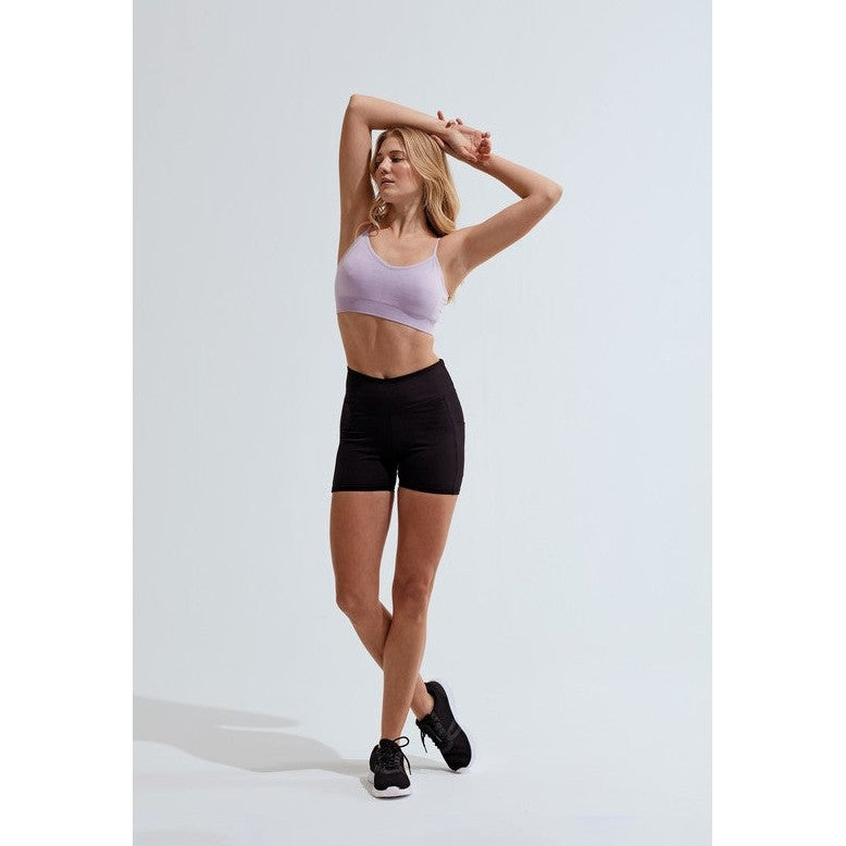 Women's TriDri Recycled Micro Shorts with Pocket Soft Stretch Fabric