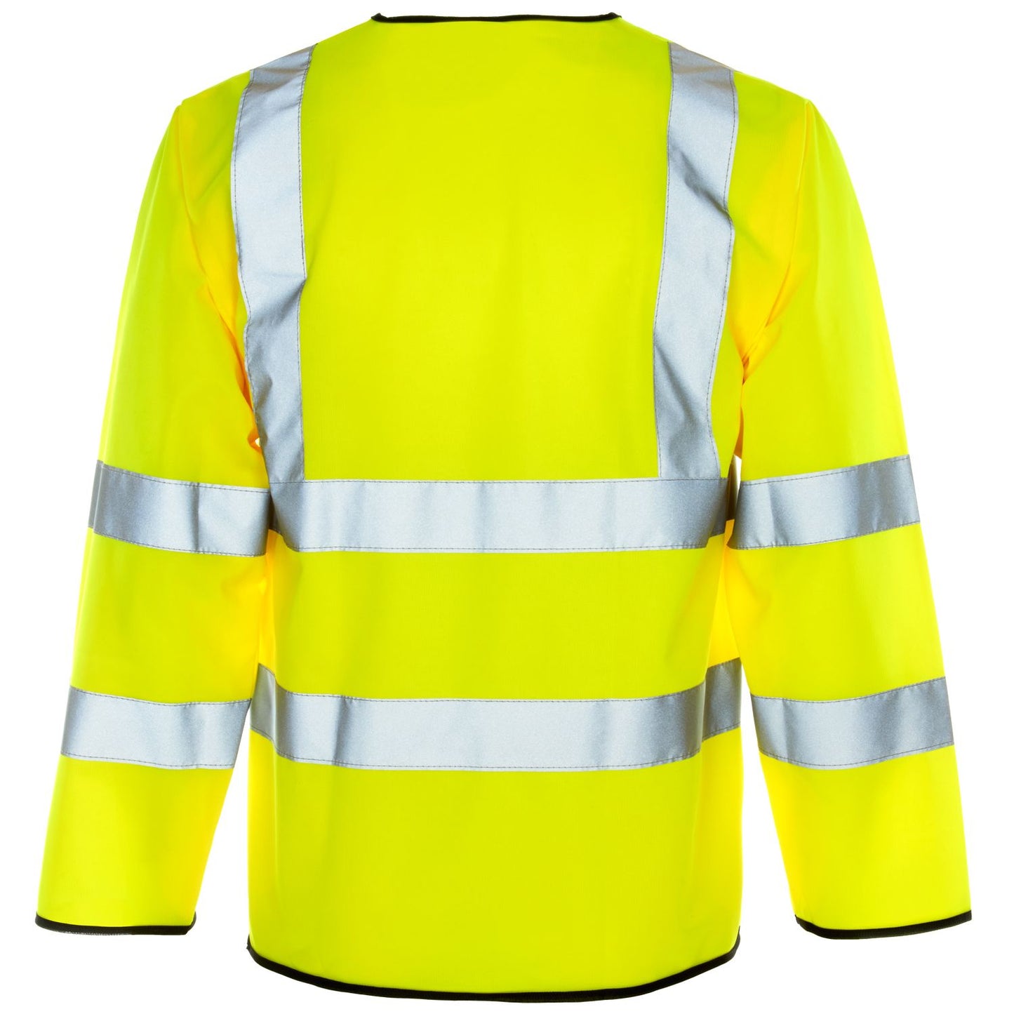 Supertouch Hi Vis Yellow Long Sleeve Velcro Vest Class 3 Safety Wear