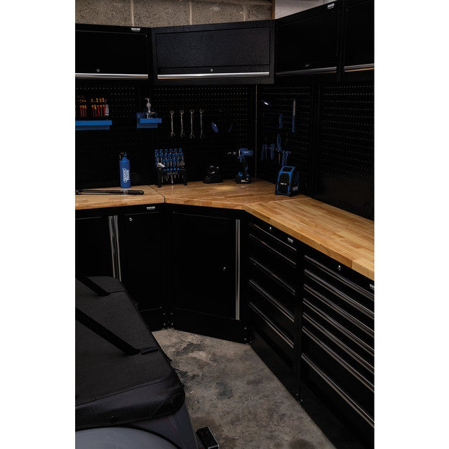 Draper Tools Bunker Modular Hardwood Worktop for 865mm Corner Cabinet