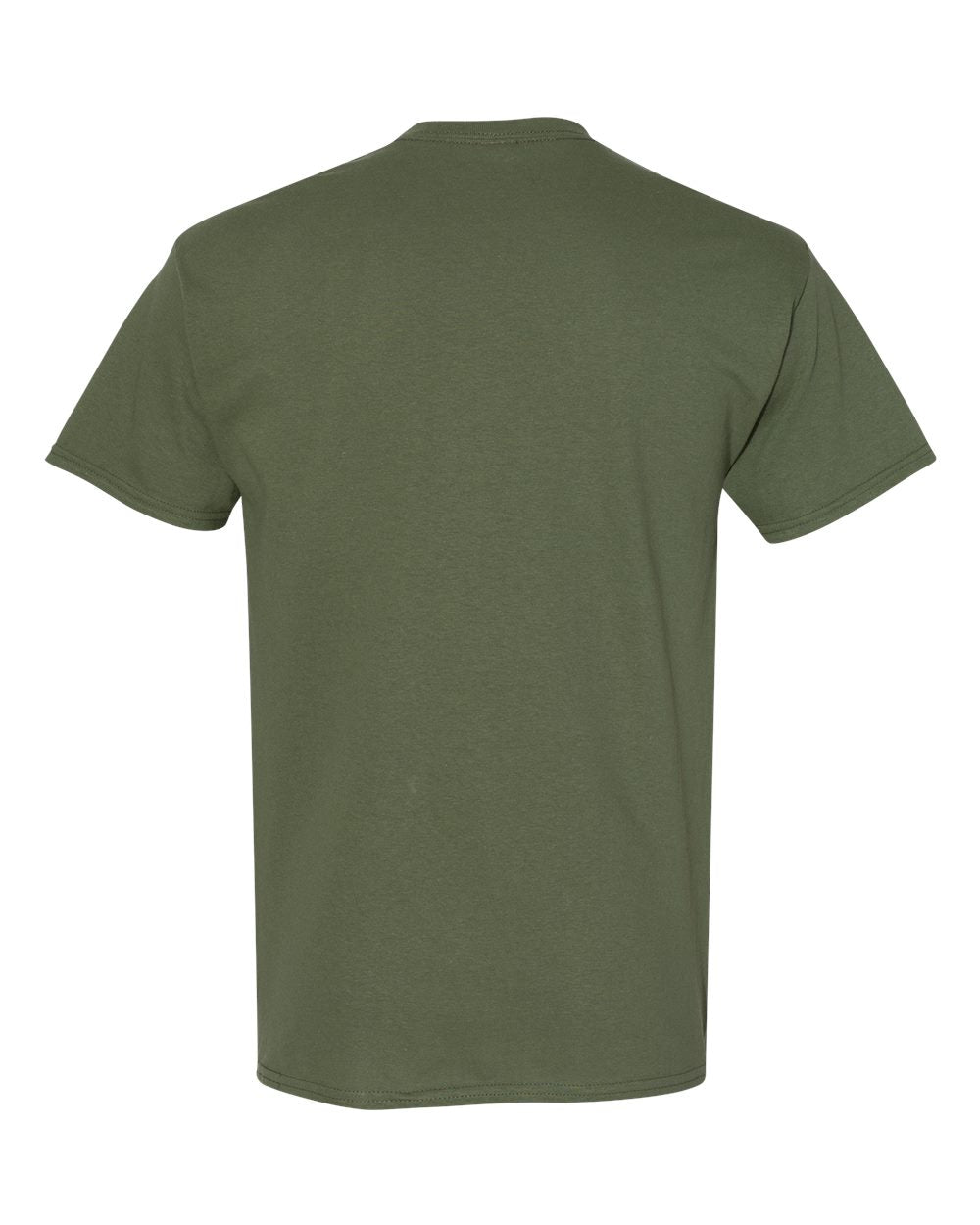 Gildan Heavy Cotton Youth T-Shirt Military Green Soft Durable Pre-Shrunk