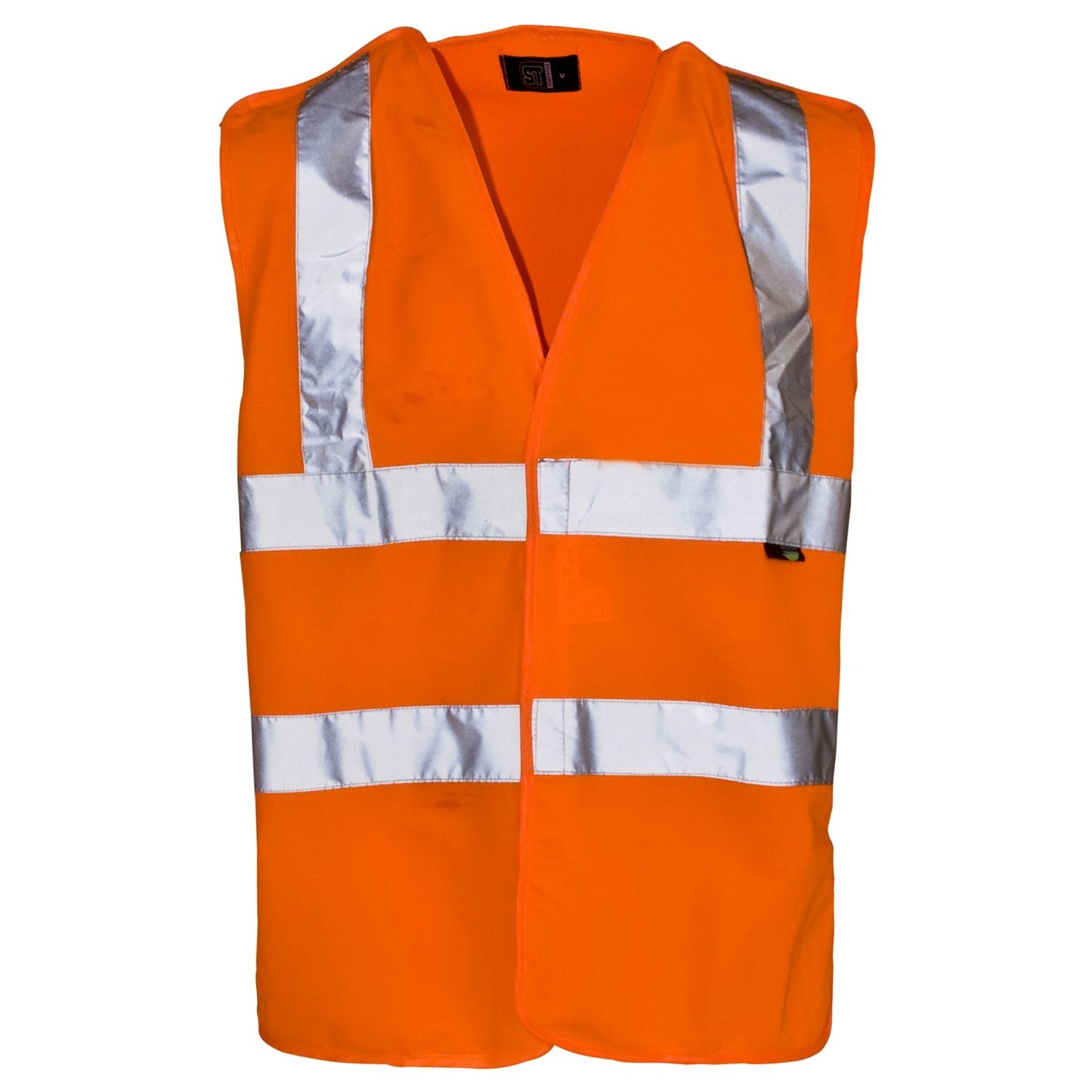 Supertouch Hi Vis Pull Apart Vest with Velcro Fastening for Transport Industry