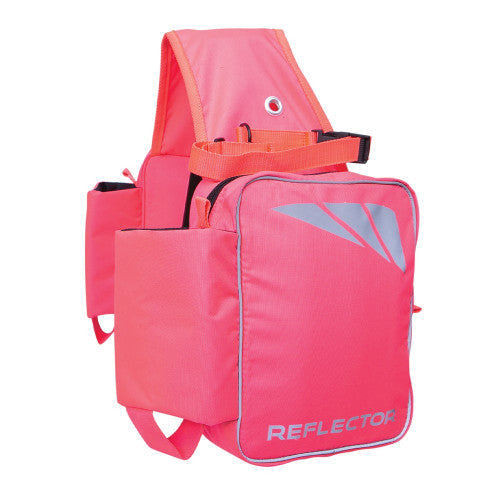 HY Horse Equestrian Reflector Saddle Pannier Waterproof Zipped Storage Pockets