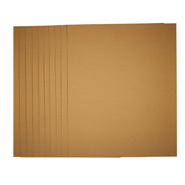 Draper Tools 100 Grit Sanding Sheets 230x280mm Pack of 10 for Wood Metal Plastic