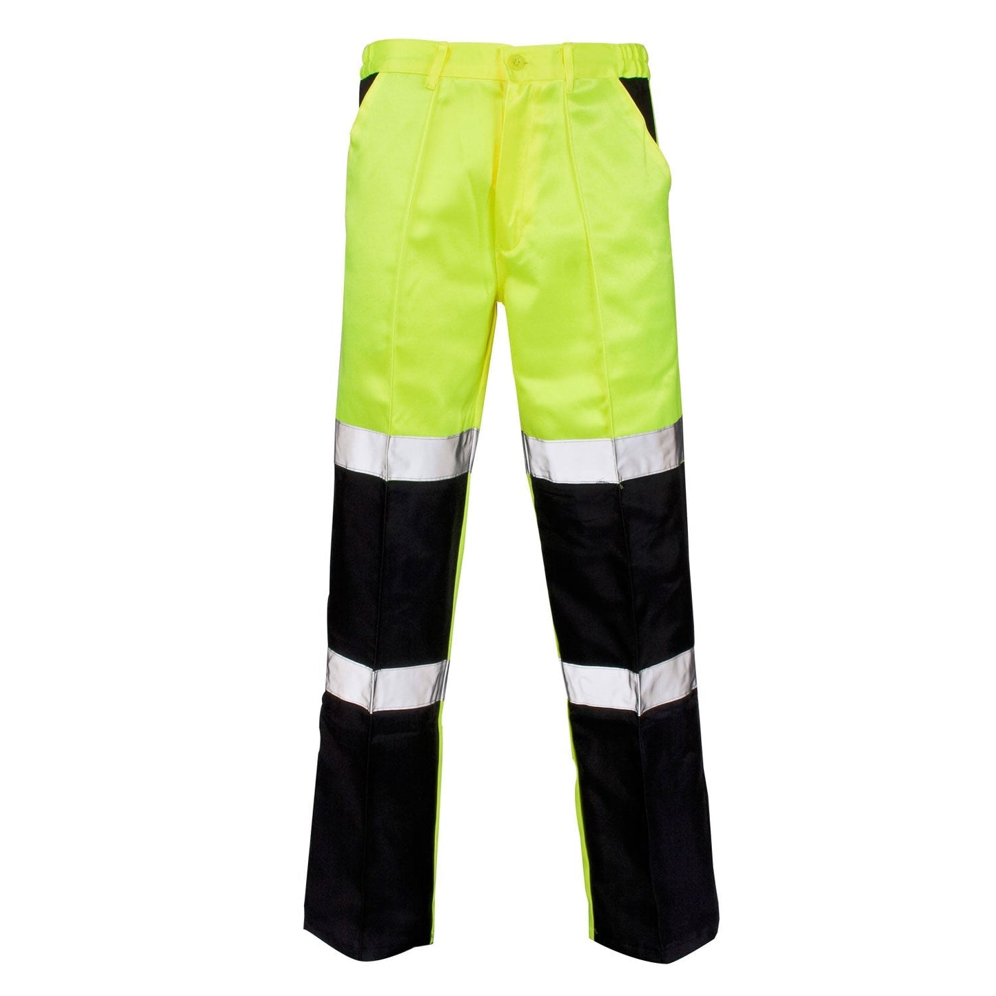 Supertouch Yellow Ballistic Trousers Long Polycotton Reflective Workwear