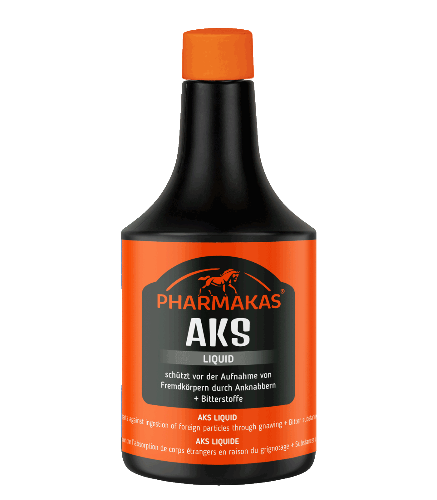 Pharmakas AKS Liquid for Horses Prevents Nibbling and Cribbing