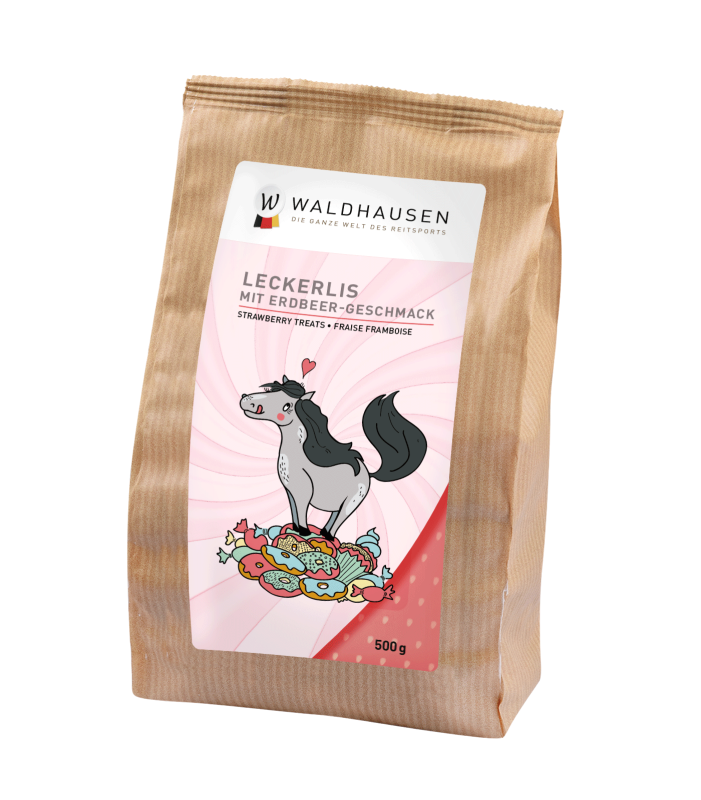 Waldhausen Horse Strawberry Cookie Hearts For Horses Delicious Treats