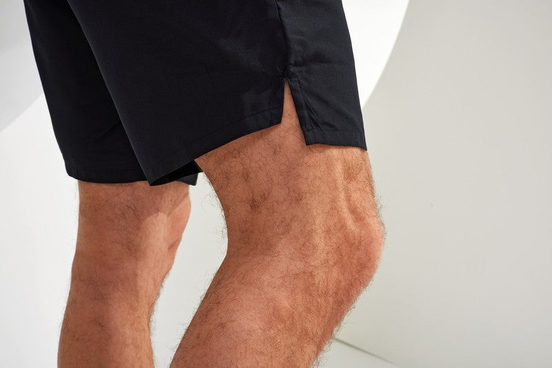 TriDri Running Shorts Men's Moisture Wicking Lightweight with Zip Pocket