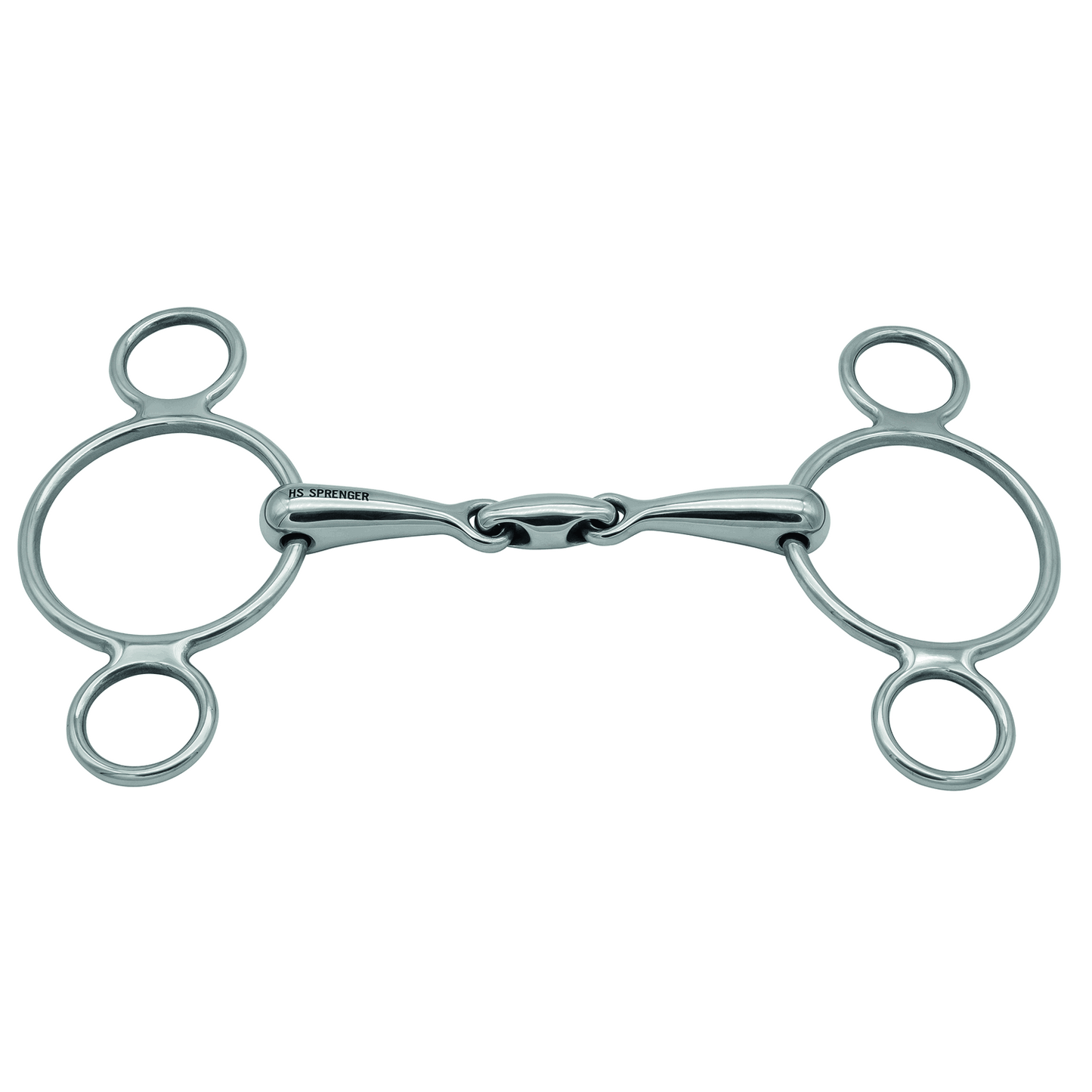 Sprenger Horse 3-Ring Vienna 16mm Stainless Steel Double Jointed Bit 3Ring