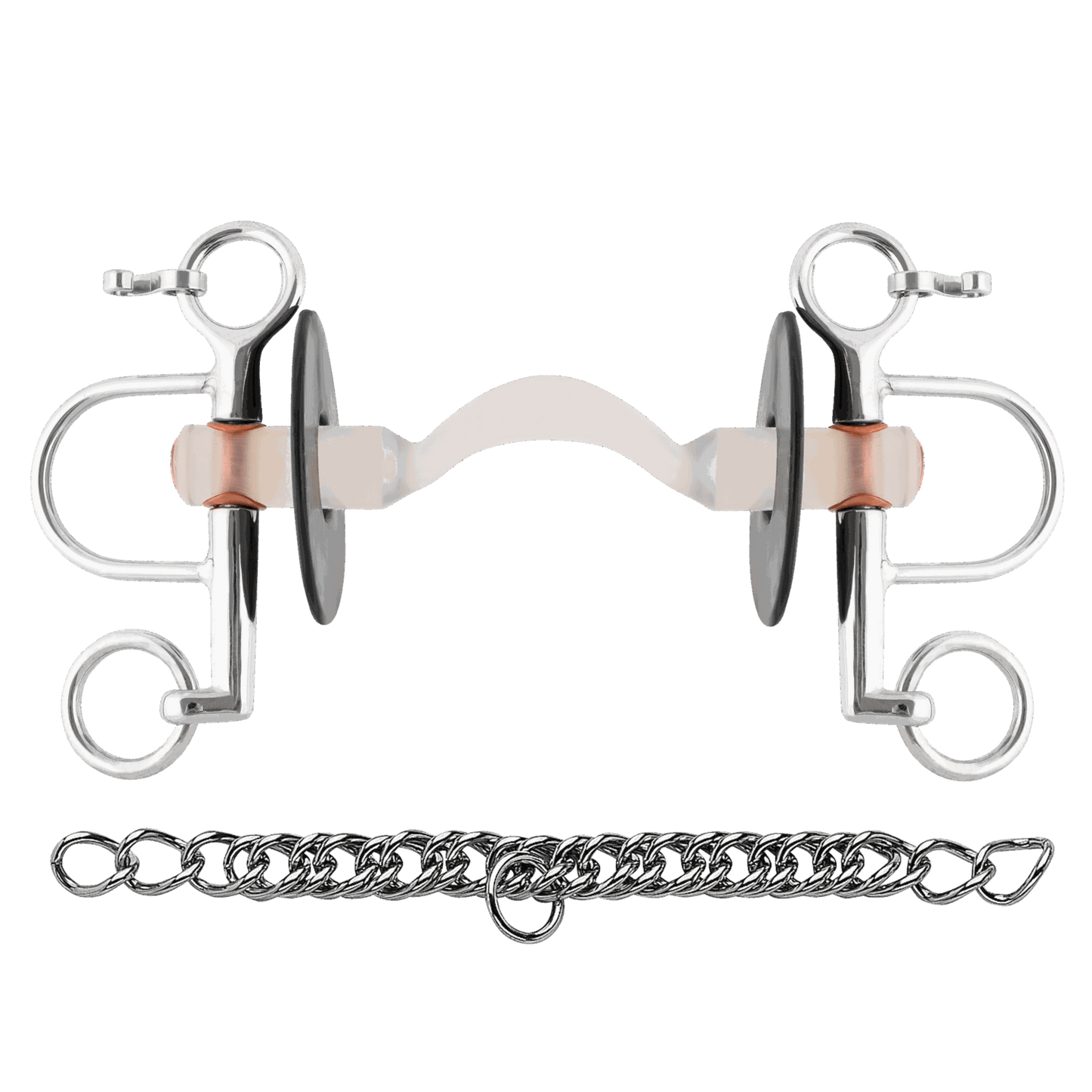 Sprenger Horse Nathe Pelham 20mm With Hard Mullen Mouth Port & Short Cheeks &