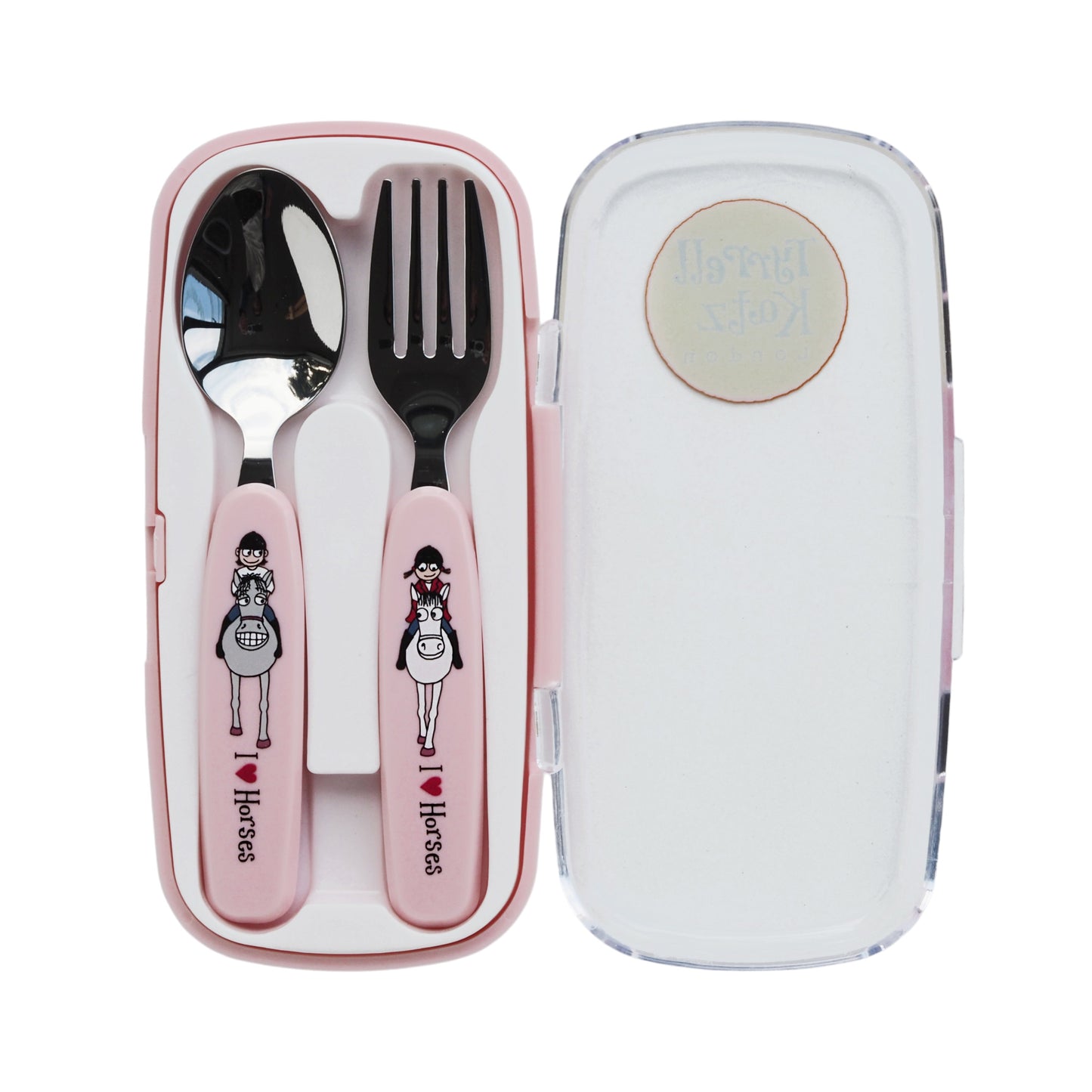 HY Tyrrell Katz Horse Cutlery Set by Equestrian Children's Tableware