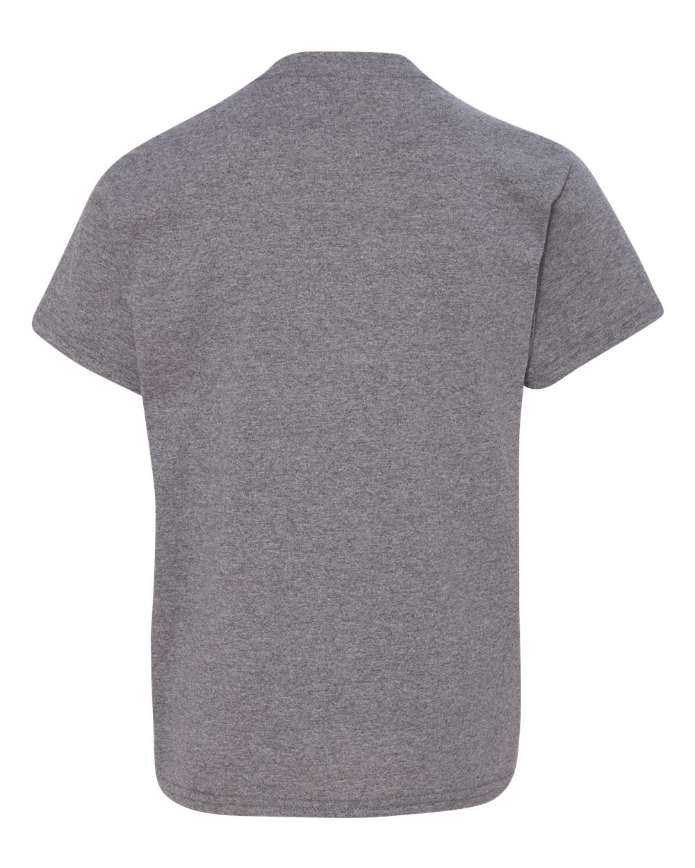 Gildan Heavy Cotton Youth T-Shirt Graphite Heather Soft Durable 100% Cotton