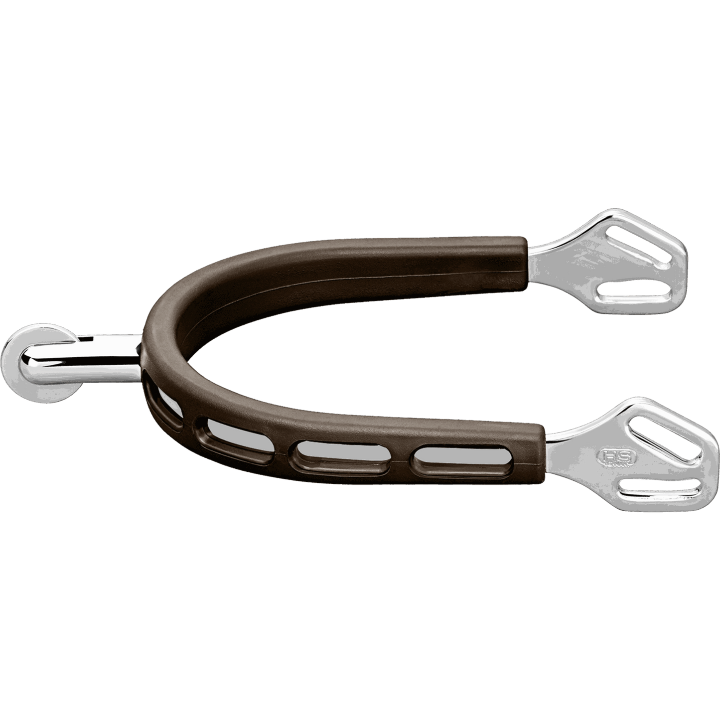 Sprenger Horse Ultra Fit Grip Spurs with Rubber Coating and Round Rowel