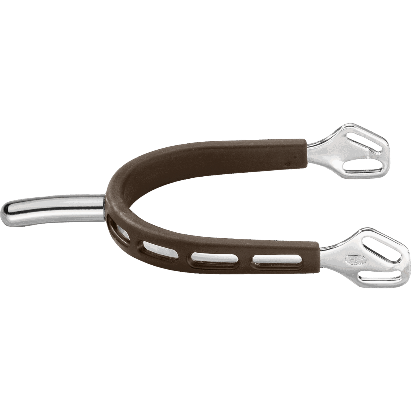 Sprenger Horse Ultrafit Grip Round Spurs For Riding Durable Rubber Coated