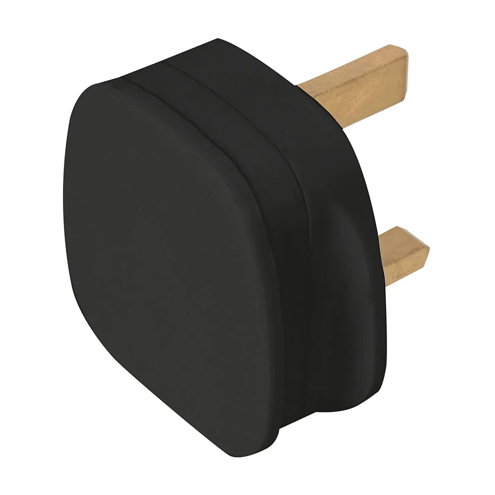 Powermaster 13A Fused Plug Earthed Rewirable Solid Brass Pins ASTA Approved