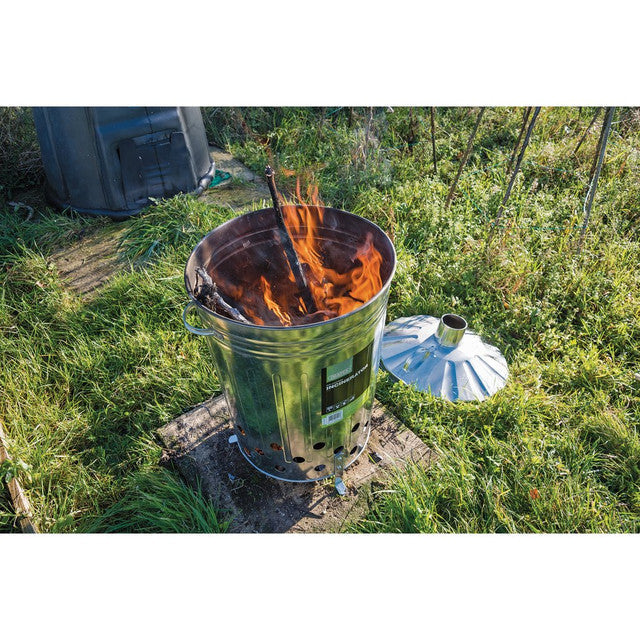 Draper Tools 85L Galvanised Steel Garden Incinerator Traditional Design