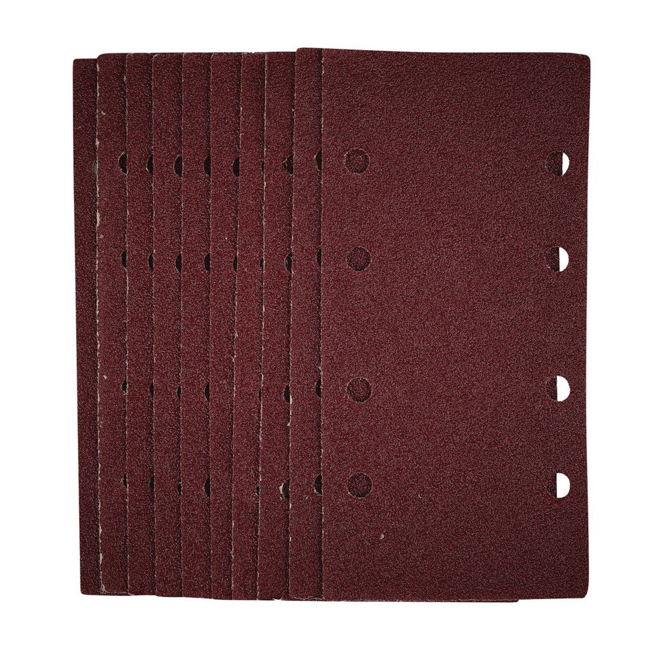 Draper Tools 1/3 Sanding Sheets 93x190mm 40 Grit Hook & Loop Pack of 10