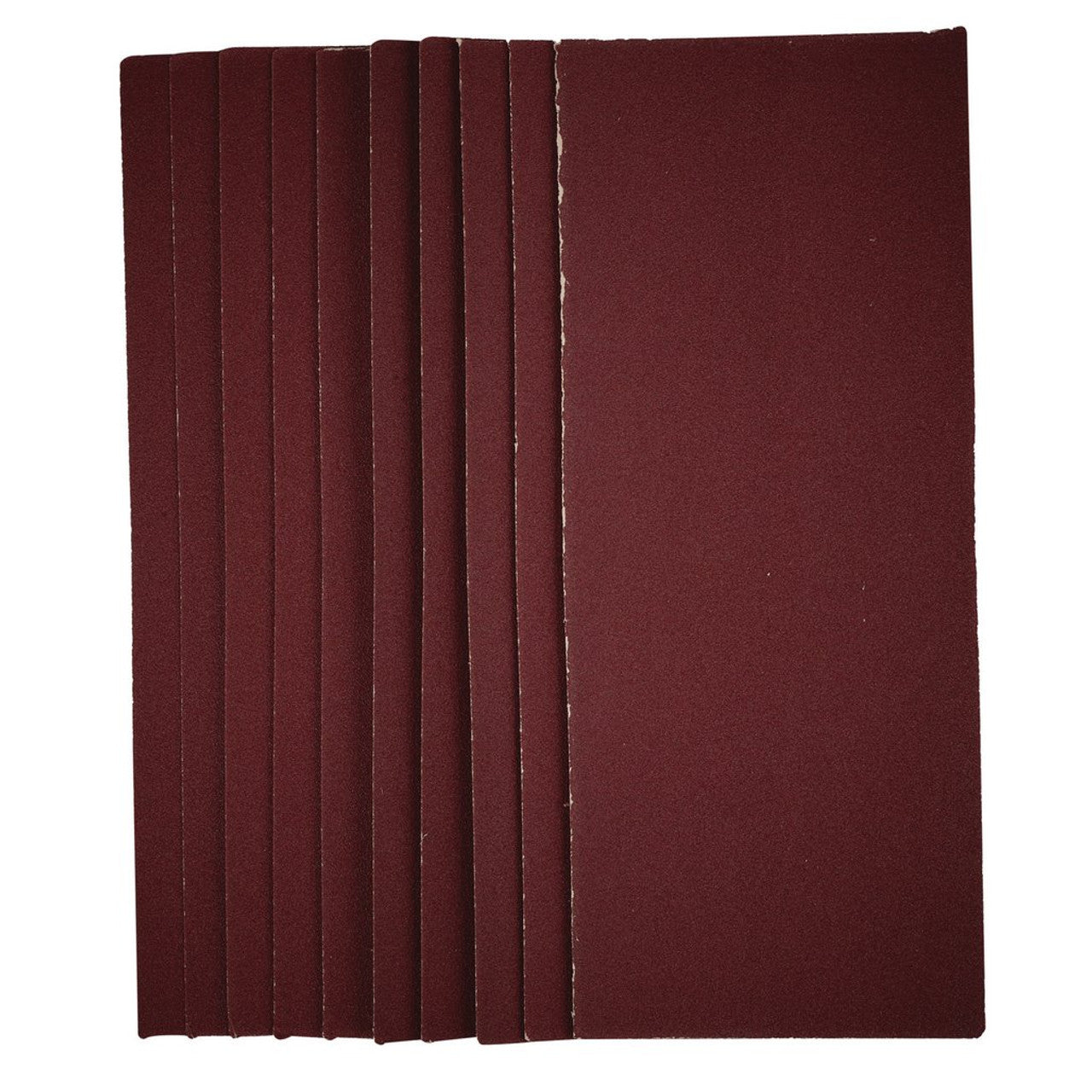 Draper Tools 1/2 Sanding Sheets 120 Grit 115x280mm Pack of 10 for Sanders