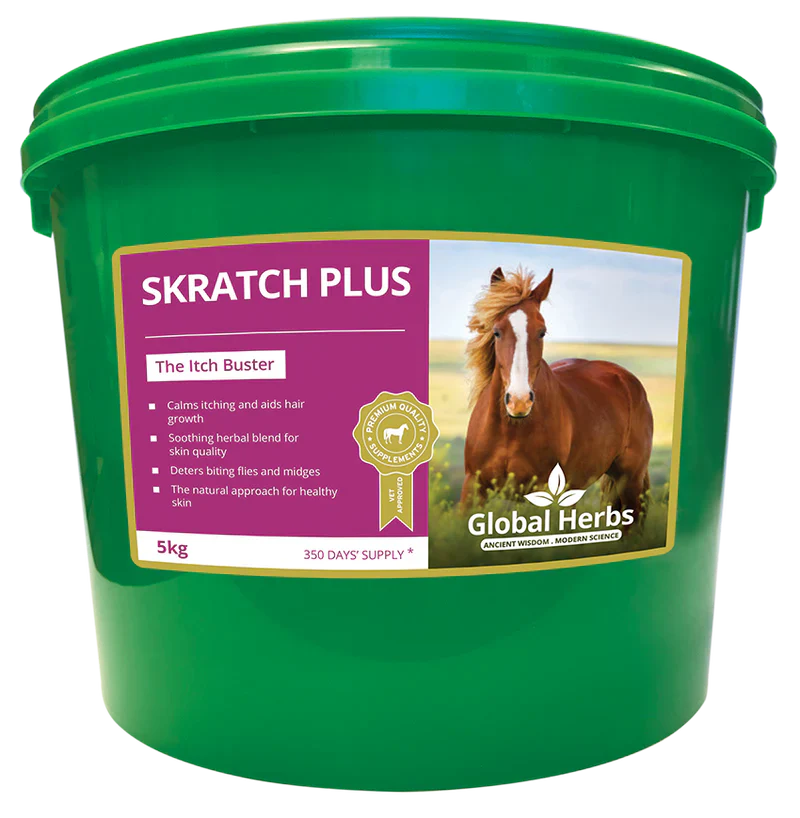 Global Herbs Skratchplus AntiItch Supplement For Horses Skin Care