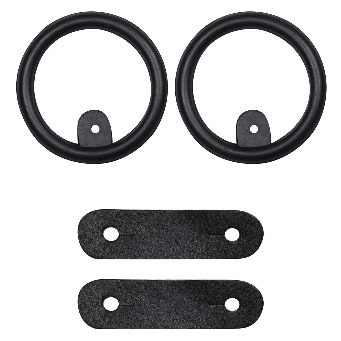 Waldhausen Horse Rubber Rings and Leather Loops for Safety Stirrups Set