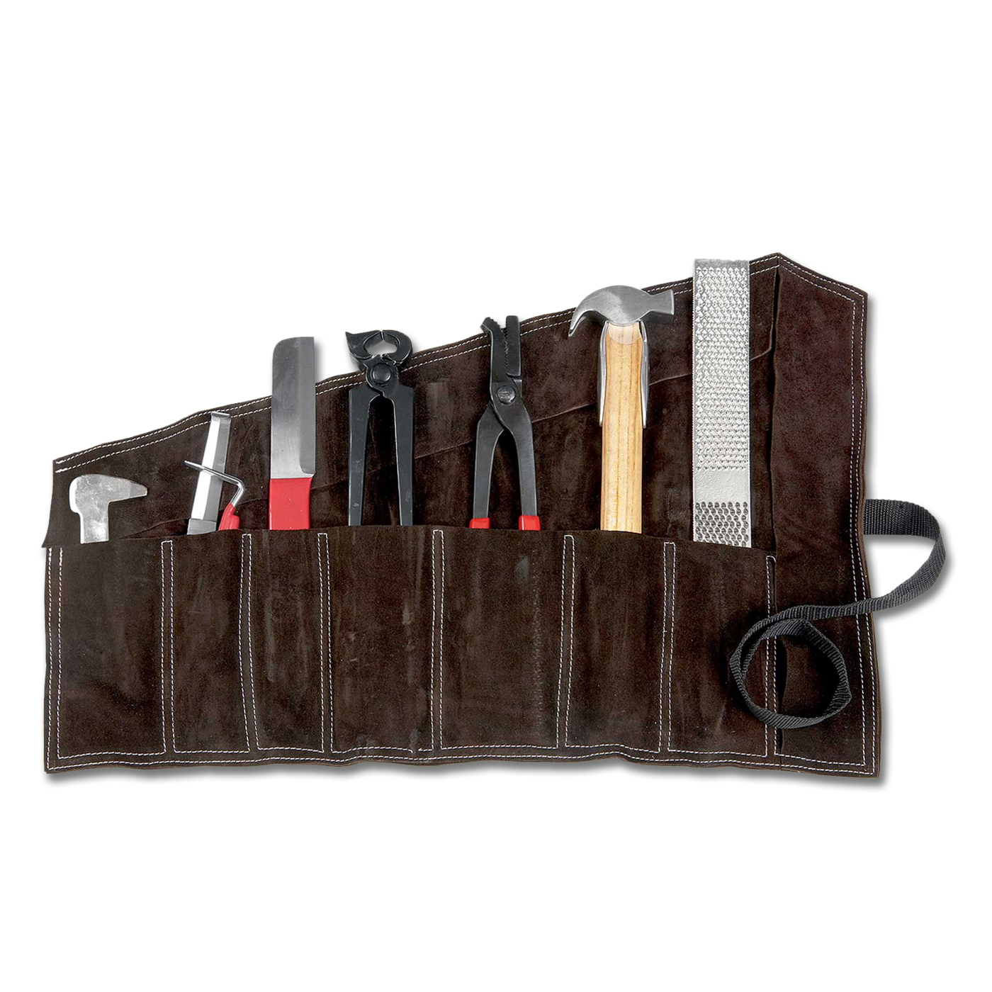 Waldhausen Horse Farriers Kit With Leather Bag For Professional Hoof Care Tools