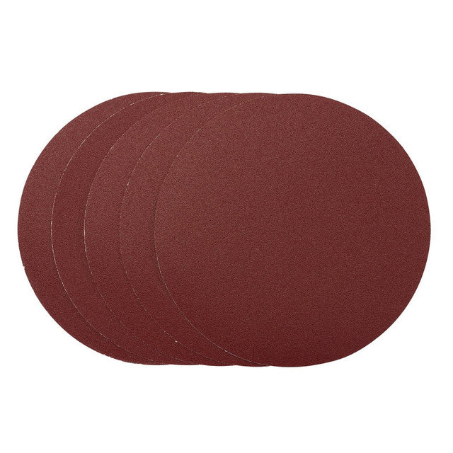 Draper Tools 200mm PSA Sanding Discs 120 Grit Pack of 5 for Wood Metal Plastic